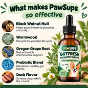 PawSups Parasite Cleanse Drops