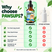 PawSups Fresh Breath Cleansing Drops
