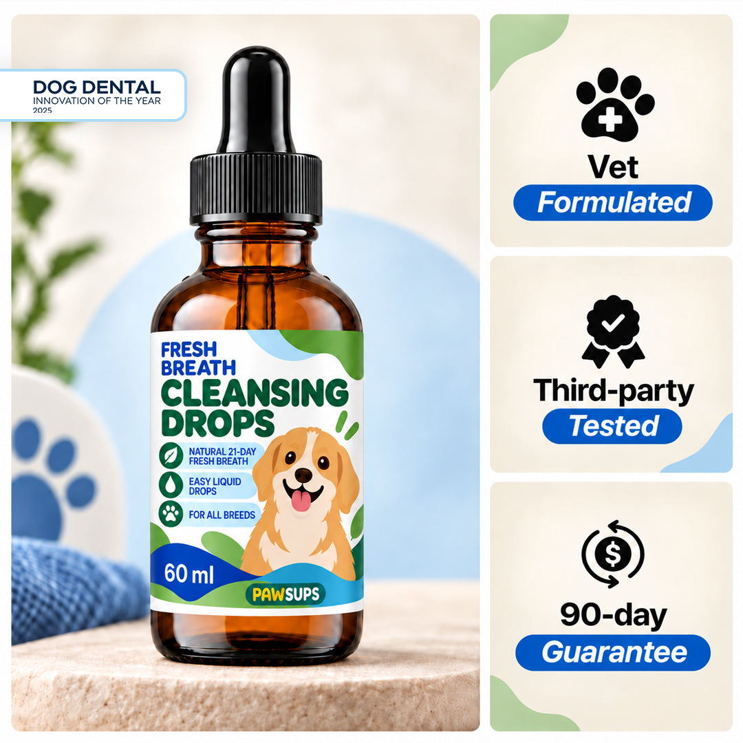 PawSups Fresh Breath Cleansing Drops