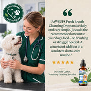 PawSups Fresh Breath Cleansing Drops